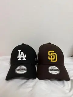 New Era ニューエラ 帽子2点セット　ブラック　ブラウン
