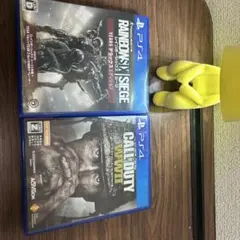 PS4 ソフト 2本セット レインボーシックス シージ / COD WW2
