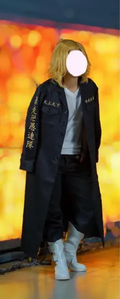 コストモ製　東京卍リベンジャーズ衣装＋白ブーツ＋ウィッグ