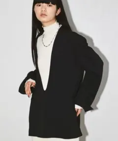todayful Uneck Pullover Jacketブラック 中古・古着通販】TODAYFUL (トゥデイフル) Uneck Pullover Jacket