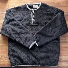 新品【ヘルスニット】シェルパフリース ヘンリーネック