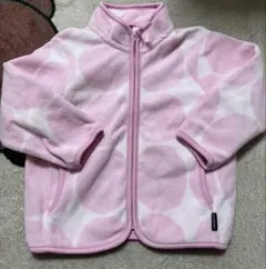 ユニクロ　マリメッコ　フリース　ピンク　アウター