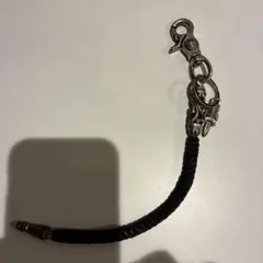 クロムハーツ otc ローラー キーチェーン レザー シルバー クリップ　ダイヤのサムネイル