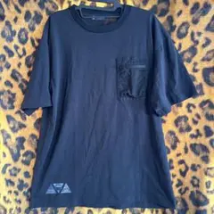 T shirt BLACK L size 重ね着で秋も冬もオシャレに