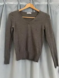 ★値下★【Rope Picnic】ウール100%Ｖネックセーター