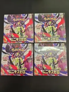ポケモンカードゲーム ムニキスゼロ 4BOX シュリンク付き