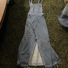 デニム サロペット フロントポケット付き