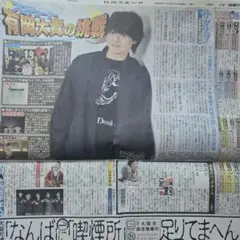 11月29日　日刊スポーツ新聞記事　有岡大貴