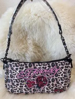 ギャル120% ボンダッチ ショルダーバッグ ヒョウ柄 Y2K VonDutch 