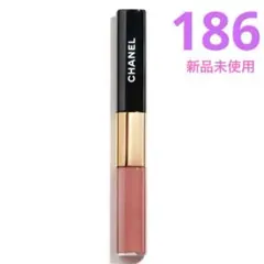 シャネル ル ルージュ デュオ ウルトラトゥニュ 186 ピンクヌード リップ