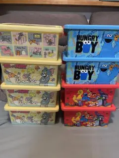 コンテナボックス トムジェリ セサミストリート 8点セット