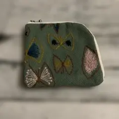 美品 ハンドメイド ミナペルホネン sky flower ショルダーバッグ