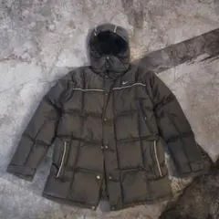 90s Nike ナイキ ダウンジャケットY2K銀タグ　ブラック