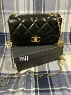 ハートチェーン　ショルダーバッグ　ノベルティ　斜め掛け