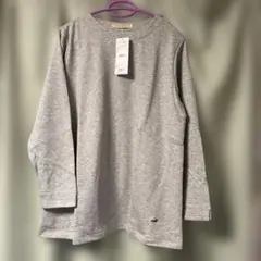クロコダイル。新品未使用、長袖トレーナー生地カットソー(LLサイズ、グレー色)