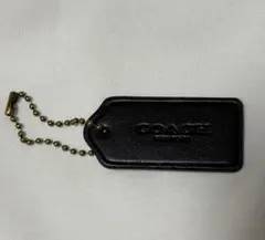COACH コーチ レザー キーホルダー チャーム ブラック