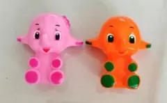 サトウ製薬サトちゃんとサトコちゃんの指人形　セット売り