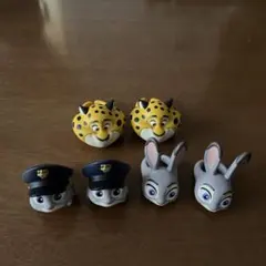 ズートピア フィギュア リング 6個セット