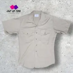 70s80s USA製 Creighton U.S.NAVYオフィサーシャツ半袖のサムネイル