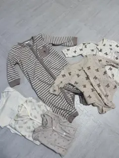 H&M UNIQLO 西松屋 ロンパース バースデー しまむら