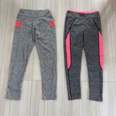 ヨガ スポーツ レギンスパンツ　２枚