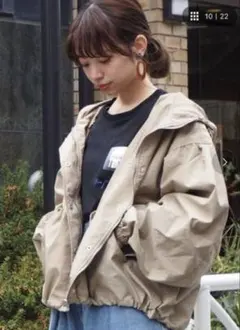 tiptop ボリューム袖マウンテンパーカー