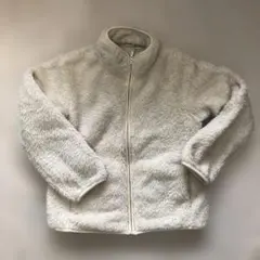 UNIQLO フリースジャケット 140 ホワイト