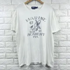 ポロ　ラルフローレン　MARINE ACADEMY PRL Tee Lアイボリー