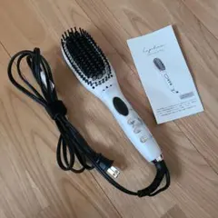 美品 ルピリーナ ストレートヘアブラシ ヒートブラシ 大理石柄のサムネイル