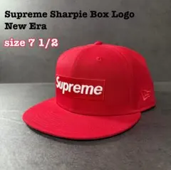 ［極美品］シュプリーム　ニューエラ　ボックスロゴ　キャップ　カスタム可　帽子