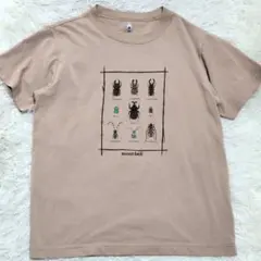 【匿名配送】モンベル　mont-bell　半袖ロゴTシャツ　虫　150