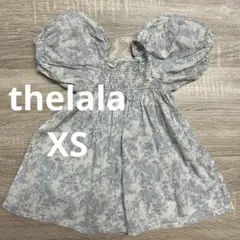 thelala トワルドジュイ パフスリーブワンピース 韓国子供服XS 70