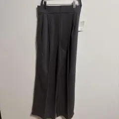 タグ付き新品未使用 しまむら センタープレスワイドパンツ