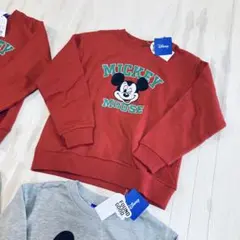 Mickeyスエット150赤