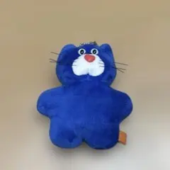 mojojojo 青 猫 ボールチェーン キーホルダー
