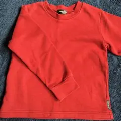 COMME CA ISM 赤 長袖トレーナー 110