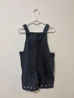 キッズ オーバーオール ネイビー 90cm