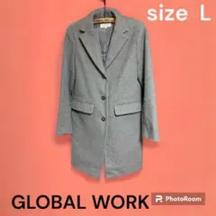 【GLOBAL WORK】チェスターコート　size  L