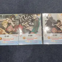 スパイファミリー 一番くじ アーニャ ロイド ヨル クリアファイル ステッカー