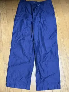 UNIQLO コラボINES DE LA FRESSANGE ネイビー パンツ