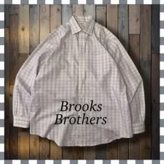 だ*ん様 美品 ブルックスブラザーズ ノンアイロン チェックシャツ XL