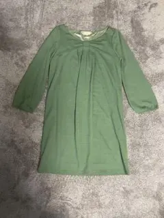 Mushushush グリーン ワンピース（チュニック） サイズ3