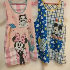 エプロン　二枚　可愛いミキミニエプロンのサムネイル