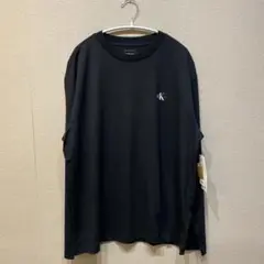 新品 タグ付き CK カルバンクライン ロゴ ロングスリーブ Tシャツ