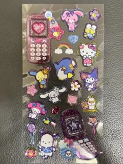 サンリオキャラクターシール　平成はっぴーフォン