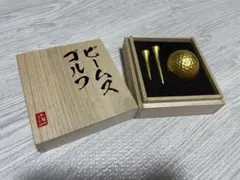ビームスゴルフ　箱入り金ボール　ノベルティ　BEAMS GOLFのサムネイル