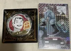 ハイキュー　バースデイ缶バッジ　名場面ジオラマフィギュア　北信介