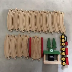 BRIO 木製レールセット 駅 橋 列車のサムネイル