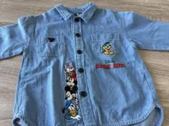 ディズニーデニムシャツ　110センチ