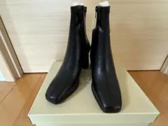 REZOY リゾイ　スクエアトゥセンターシームストレッチショートブーツ